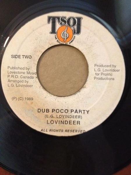 

7inch Record LLOYD LOVINDEER Poco Party Dub Poco Party NONE TSOJ 1999 Jamaica Reggae Ska Dub Used