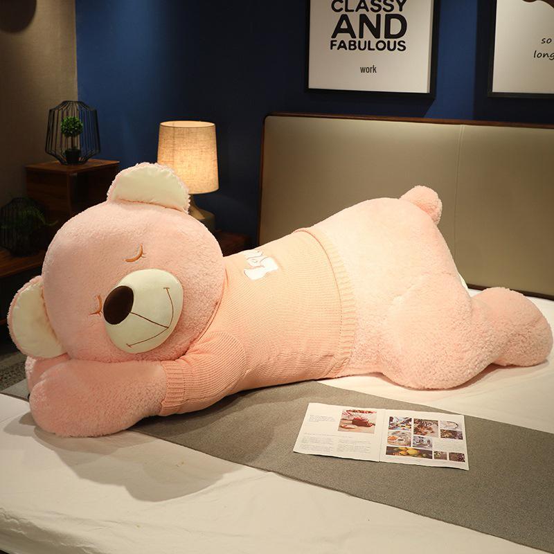 

Большая Милая Плюшевая Подушка-Кукла Медведь - Очаровательный Подарок для Девочек и Мальчиков 80cm розовый