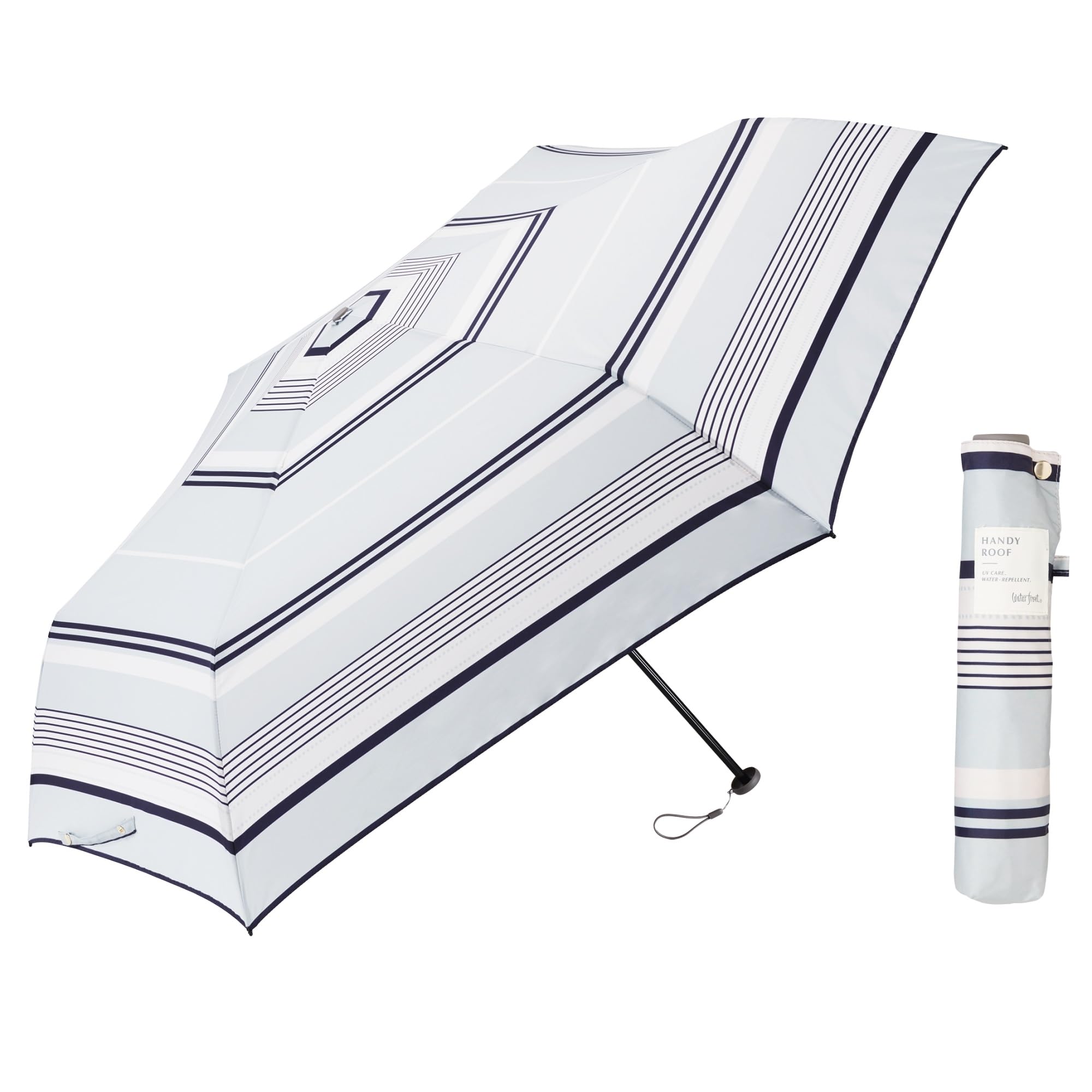 

Складной зонт Waterfront серии Umbulatio Серия Umbulatio Серия Umbulatio Крыша Шалфейно-серый 60 см Зонт Легкий и надежный Уровень размера