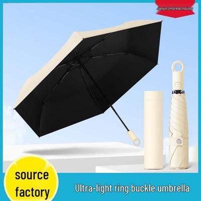 50% Off Ultralight Automatic Folding Umbrella with Black Glue for Sun and Rain Protection