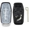Keyless Entry Remote Smart Key Fob Shell Case Button Pad Cover for Ford Fusion Mustang Explorer Lincoln MKZ MKC 2013-2017