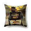 Halloween Pillowcase Car Waist Pillow Pumpkin Sofa Cushion Cover Office Home Living Room Pillowcase