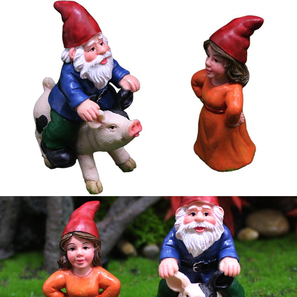 Practical Ornaments Gnomes 1 Pieces Charming Dwarfs Figurines Decoration For Garden Landscape Ornaments Lovely