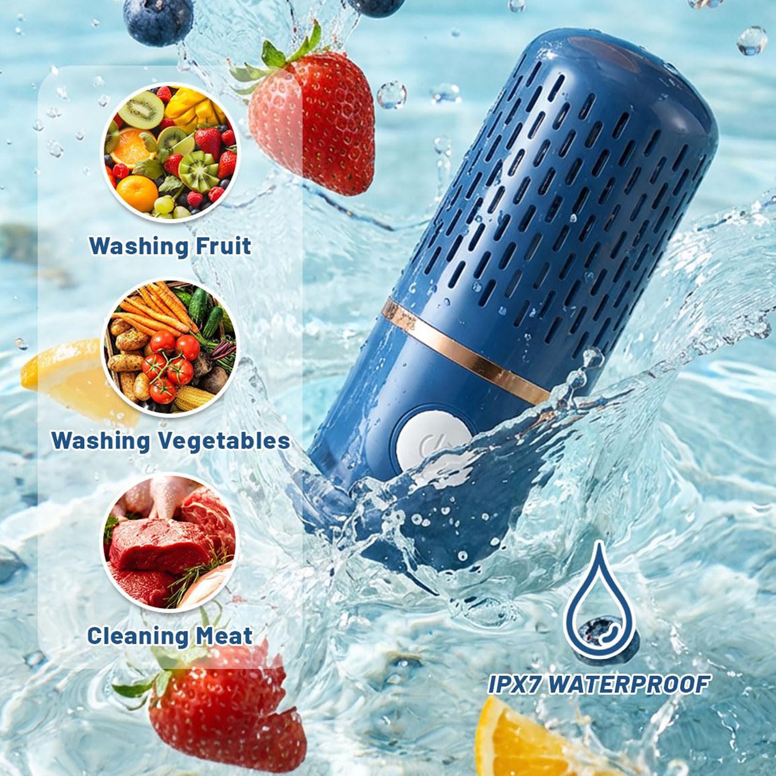 

Vegetable Cleaner Device Waterproof Wireless Purifier Fruit And Vegetable Washing Machine For Home Kitchen Meat Seafood Rice China Mainland