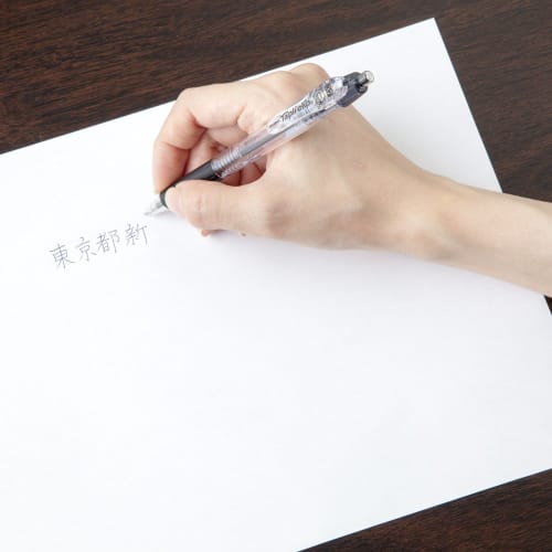 Zebra Oil-Based Ballpoint Pen Tapli Clip 0.7 Black 10 Pieces B-BN5-BK