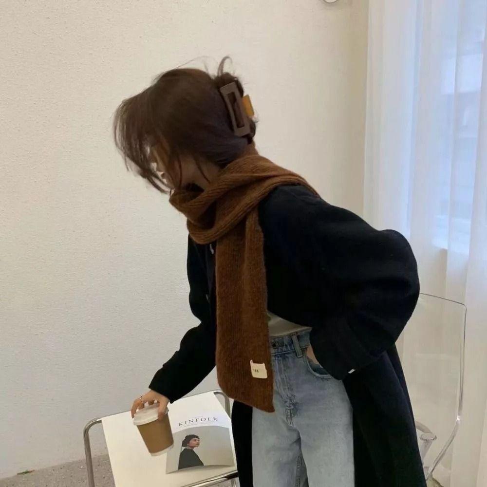 Elegant Winter Scarves Mohair Cape Wraps New Long Shawl  Winter