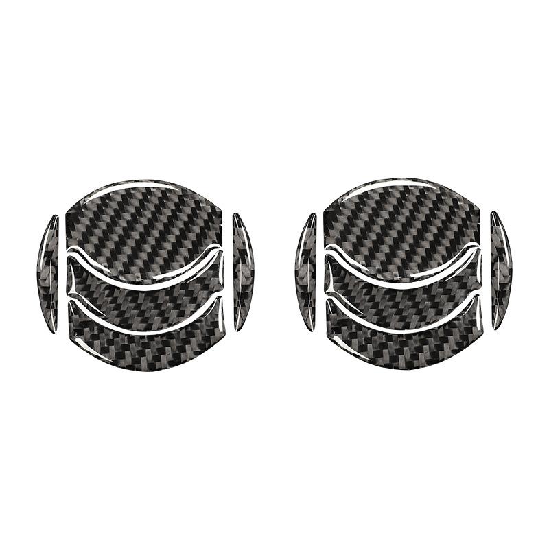 

Carbon Fiber Roadster trument Panel Left Right Air Outlet Frame Decoration Sticker For Nissan 350Z 2006-2009 Car Accessories чорний