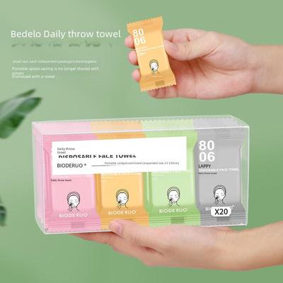 Zesílené jednorázové ručníky z čisté bavlny pro služební cesty a každodenní čištění obličeje