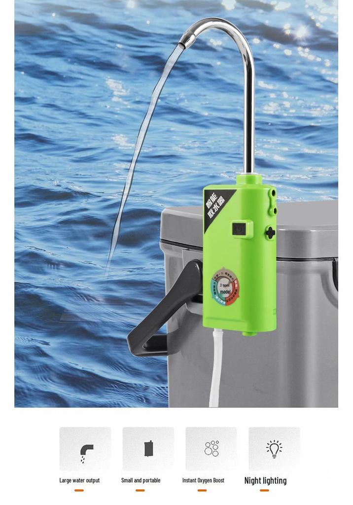 Smart Sensor Fishing Water Dispenser & Multi-Functional Hand Washer Pump with Oxygenator