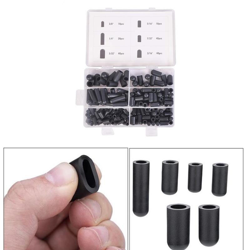 160 Piece Carburetor Vacuum Dust Cover Set Featuring Multiple Sized Rubber and Hoses for Intake System Application