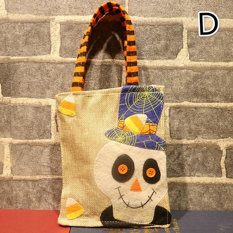 Halloween Candy Bags Holiday Pumpkin Bag Kids Gifts Bag Children Halloween Party Supplies 1pcs