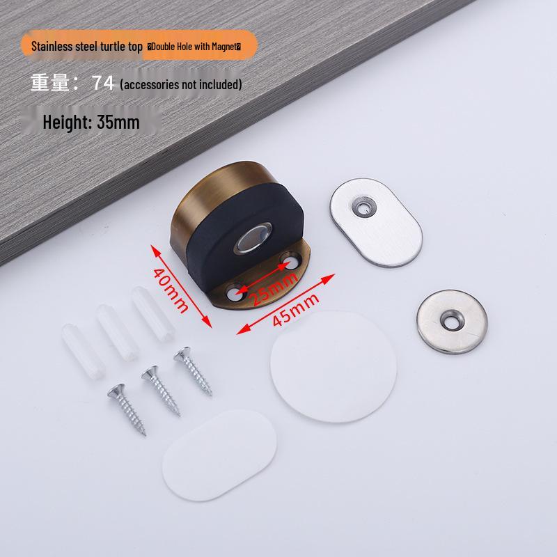 Stainless Steel Punch-Free Door Stopper Buffer Limiter Bumper Plug