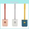 Creative Cleaning Brush Set Featuring Flexible Silicone Design And Washable Holder Base