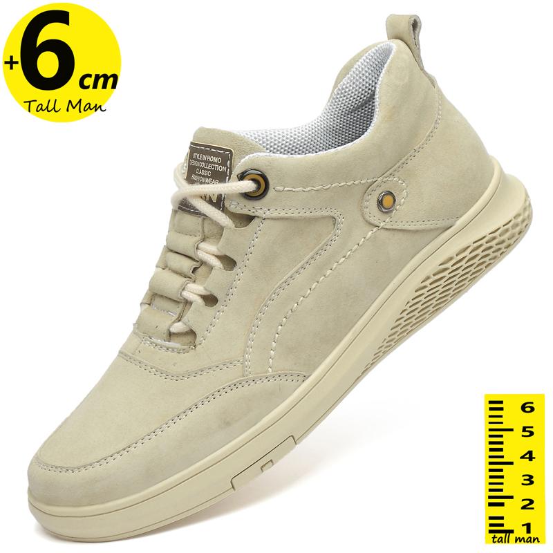 

Обувь-бустеры Мужские Массивные Кроссовки-бустеры Кроссовки Лифт Мужские Лифт Спорт Увеличение роста Стелька 6 см Повседневная 37 бежевый