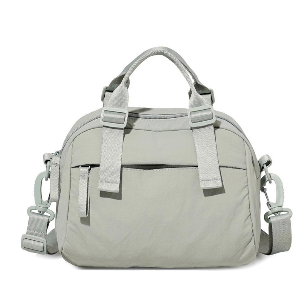 

Adjustable Straps Women Shoulder Bag Lightweight Nylon Crossbody Bag Casual Messenger Bag Travel светло-зеленый