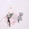 Universal Cartoon Multifunctional Refrigerator Sticker Fridge Magnet Hooks Cat