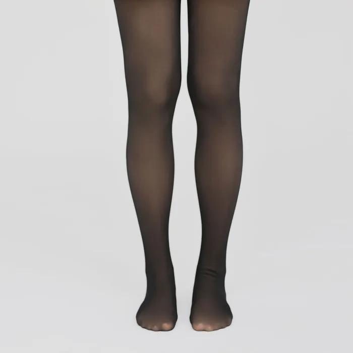 See-through Fleece-lined Stockings (skin Color)
