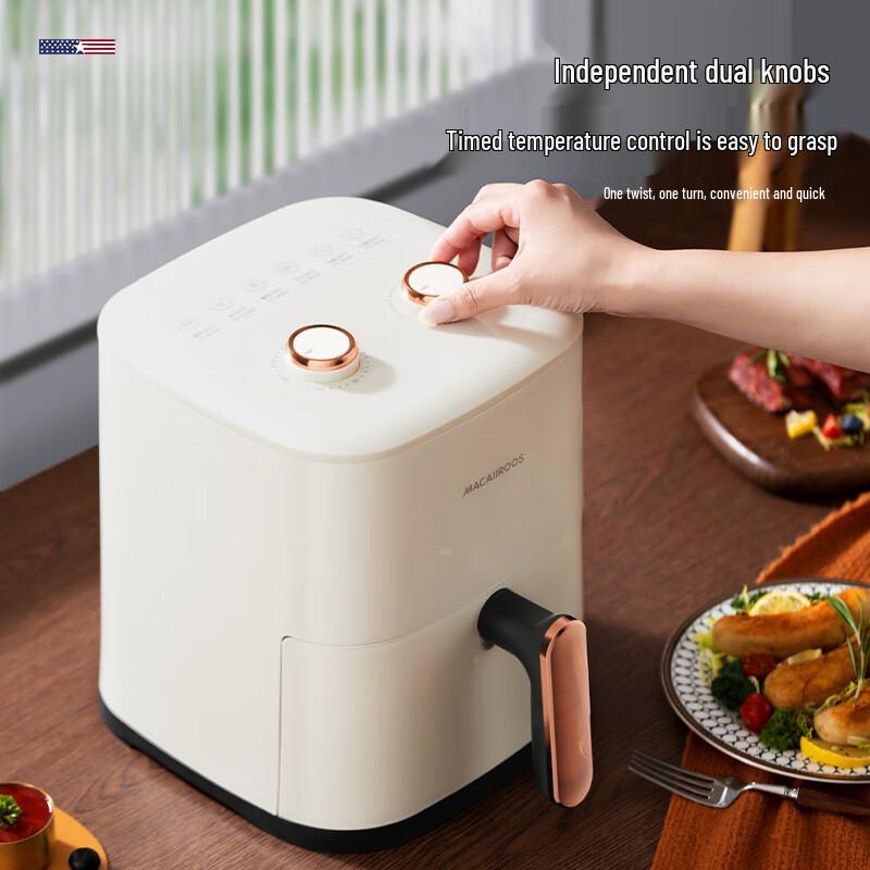 Macaiiroos 5L No-Flip Digital Air Fryer