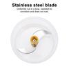 Manual Food Processor Pull Chop Grinder Stainless Steel Mincer for Garlic Chili Ginger Dual-Blade Design Vegetables Chopper for Home Kitchen Prep