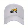 Bunny Monster Truck Baseball Cap Unisex Adjustable Polyester Graphic Print Casual Outdoor Cap