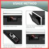 3.6 Gallon Capacity Lockable Storage Bin with Combination Lock Household Lockable Storage Box Portable Locking Box
