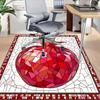 1PC Pomegranate Stained Glass Non-Slip Floor Carpet, Suitable for Office, Bedroomand Playrooms. It Can Also Be Used As a Sofa Footrest cover-T85
