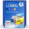LC406XL LC406 Ink Cartridges Compatible for Brother HL-JF1 MFC-J4335DW MFC-J4345DW MFC-J4535DW MFC-J5855DW MFC-J5955DW MFC-J6555DW MFC-J6955DW