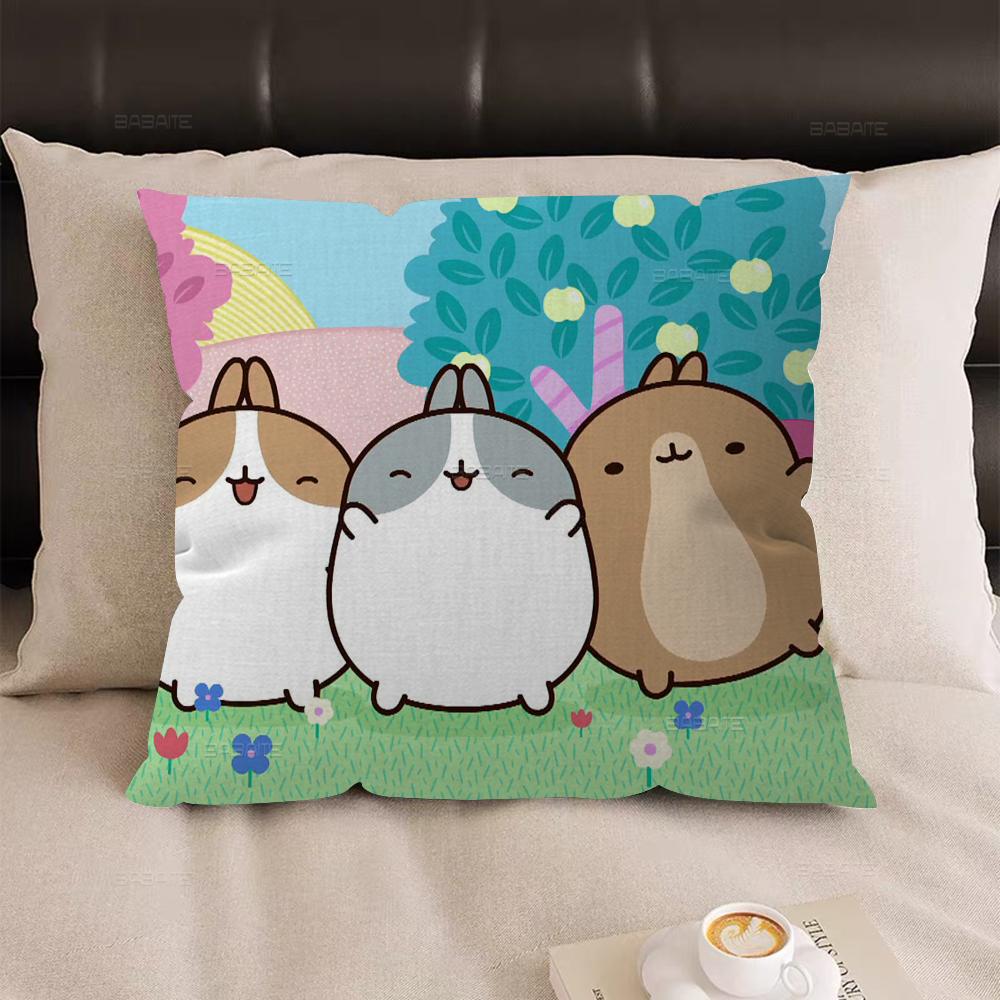 Cute Bunny Rabbit Pillowcase toon Gift Cushion Cover Bedroom Home Sofa Chair Seat Decor pillow case