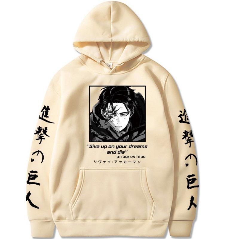 Attack on Titan Japanese Animation Men's Hoodie Autumn Sweatshirt Men Womnen Design Pullover Men's Fleece Hoodies