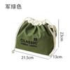 Lunch Bag Corduroy Canvas Lunch Box Drawstring Picnic Tote Eco Cotton Cloth Small Handbag Dinner Container Food Storage Bags