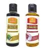 Khadi Pure Bhringraj & Onion Hair Oil, 210 Ml (Pack of 2)