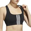 Adidas Sports Bra Powerimpact Training Medium Support Bra VW600 JLB Women's Black/White (HE9063)