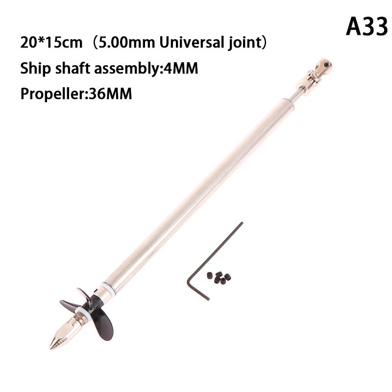 Innovative And Practical Three Blades Screw Joint Shaft Sleeve Prop Model Ship 4Mm Rc Boat Shaft Stainless Steel Drive Shaft