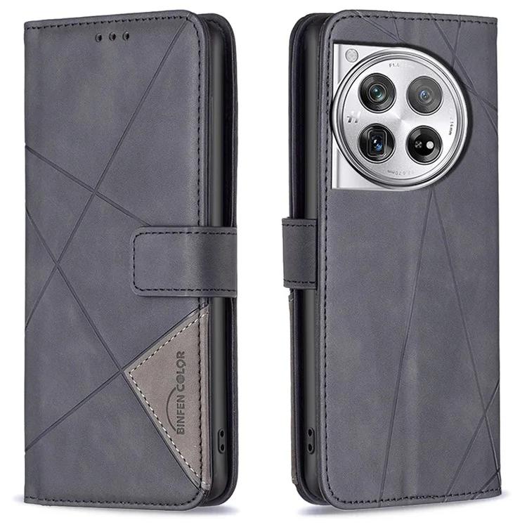 

BINFEN COLOR BF05 For OnePlus 12R 5G / Ace 3 5G Case Flip Leather Wallet Phone Cover