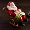 Santa Claus Figurine Christmas Hat Resin Decoration for Home or Desktop