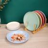 Creative Wheat Straw Bone Dish - Durable and Cute Plastic Fruit Plate & Dessert Tray.