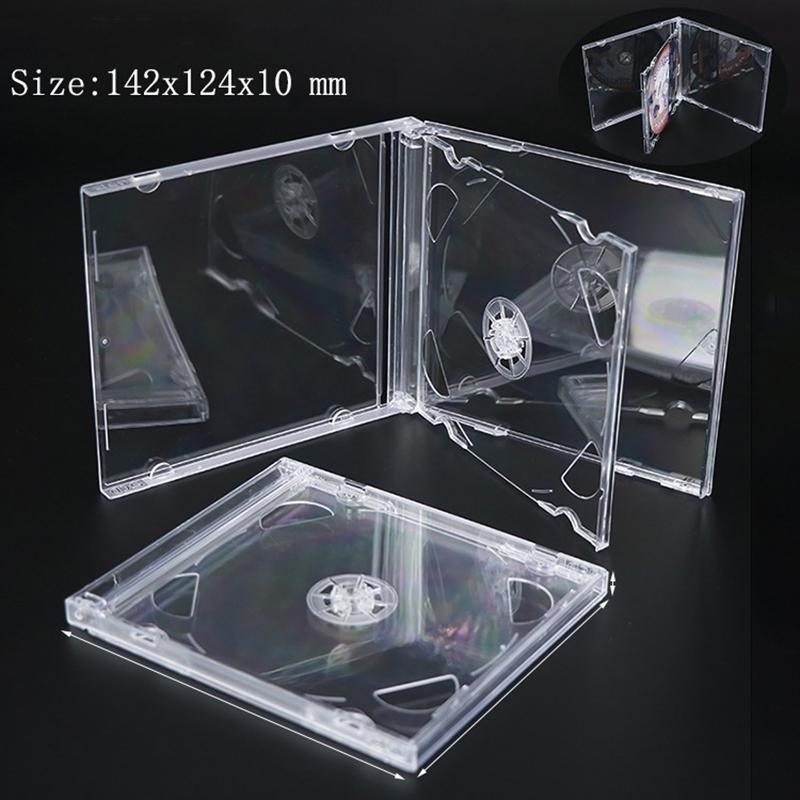 Plastic Dvd Case Portable Cd Storage Box Cd Package Case Durable Dvd Box Thickened Cd Dvd Disc Box
