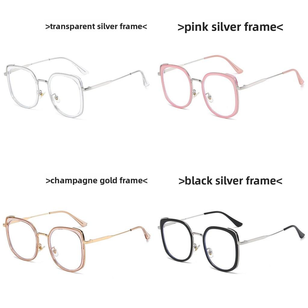 Modern Square Blue Light Blocking Glasses Frame For Men And Women With Pc Lenses