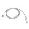 Thermocouple 0‑400 celsius  K Type Temperature Sensor Probe Compression Spring M12 Thread 2m   6.56ft