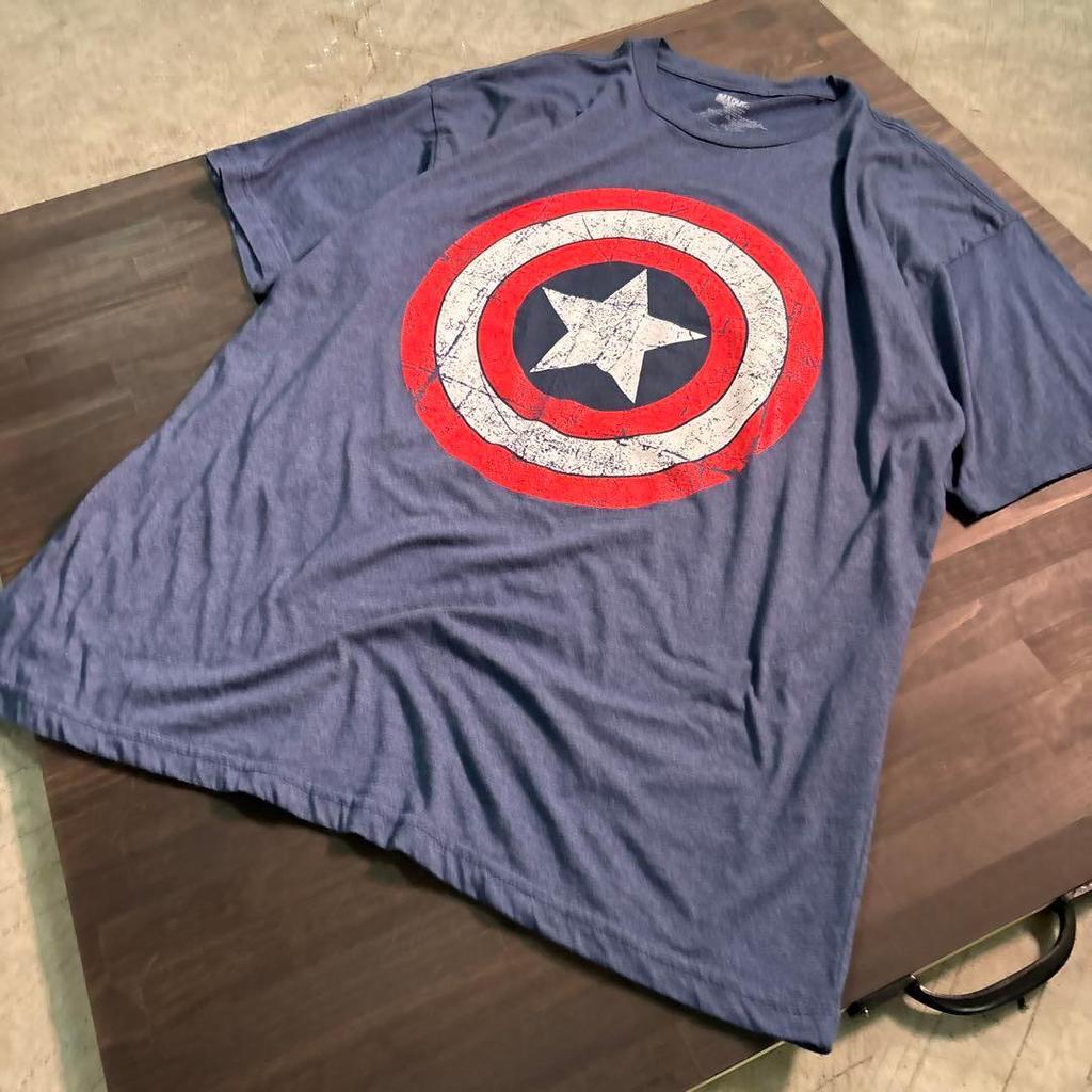 [GEBRAUCHT] 7TSM2MARVEL Captain America T-Shirt, kurzärmlig, gebraucht
