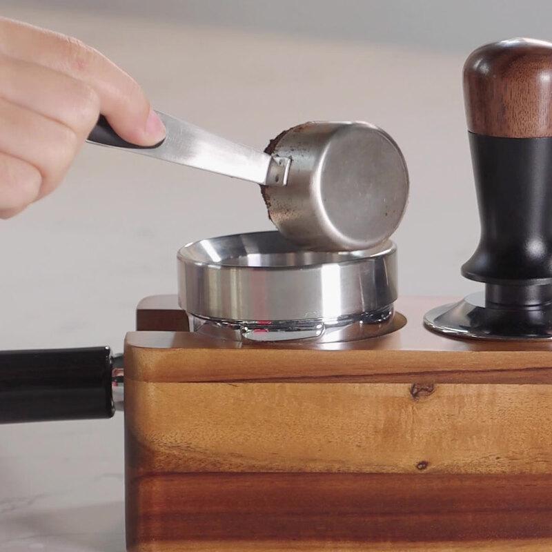 Changqi Walnussholz 51mm Konstanter Kraft Kaffeetamper