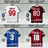 9596 AC Milan Jersey Home and Away Maldini Baggio Barescivia Short-sleeved Retro Football Uniform