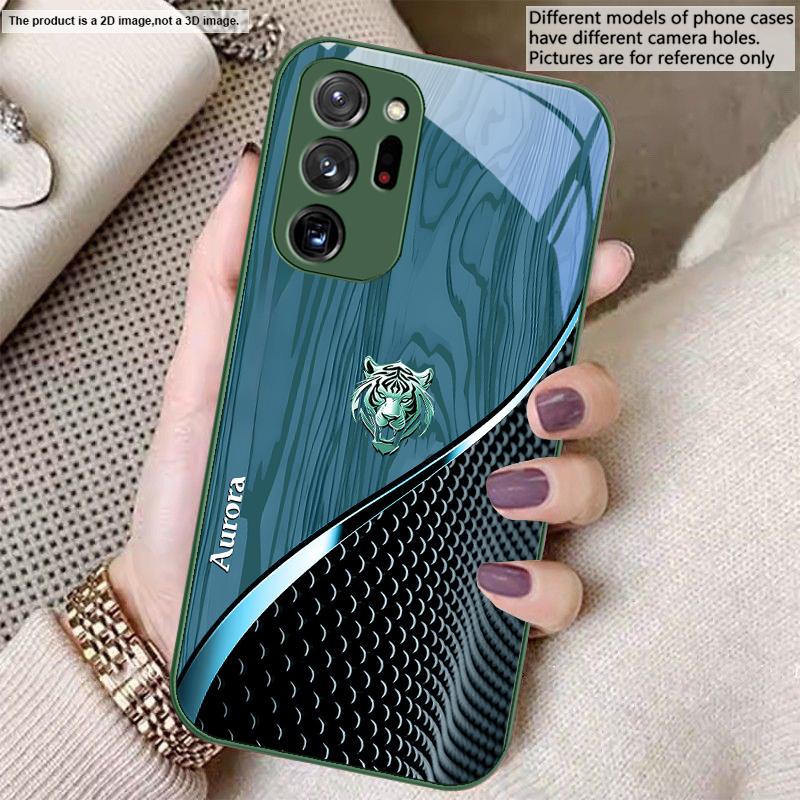 Mignon Tigre Doré Marron Pour Samsung A01 A02 03 Core A04 05 06 10 12 13 14 5G 15 16 M02 12 Note 8 9 10 20 Verre Coque Ultra pour Téléphone
