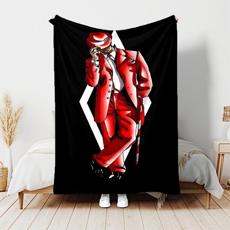 1pc Blanket Kappa Alpha Psi logo Print Design, Lightweight Blanket for Sofa, Bed- Soft &Warm, Gift for All Seasons like Christmas, Halloween