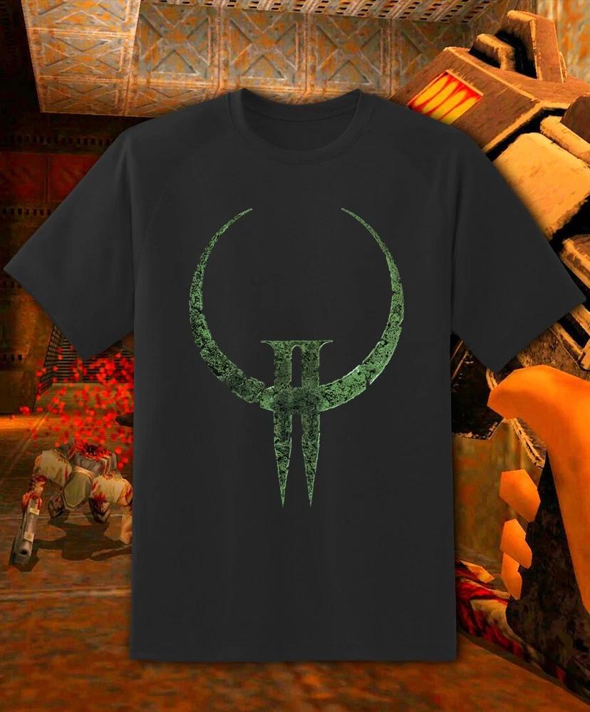 

Quake 2 Retro Video Game 100% Cotton T-shirt Mens Tees Top Youth M - Adult 6XL Fast Ship! S