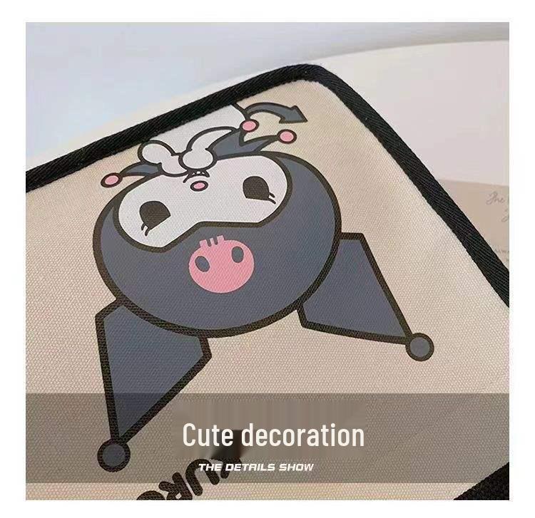 Cute Canvas Tote: Large Capacity Lunch & Wash Bag for Women, New Cartoon Design