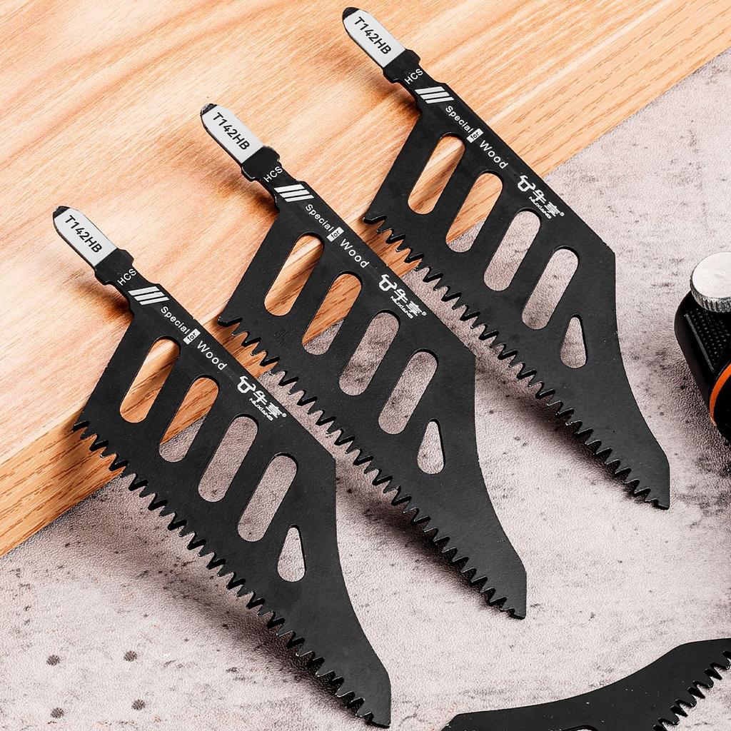 T142HB Curved Jigsaw Blade Flush Cutting Curved Reciprocating Saber Saw Blades For Precision T Shank Precision Jigsaw Blade