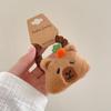 Flocking Capybara Hair Ring Funny Barrettes Cute Cartoon Duckbill Clip  Daily