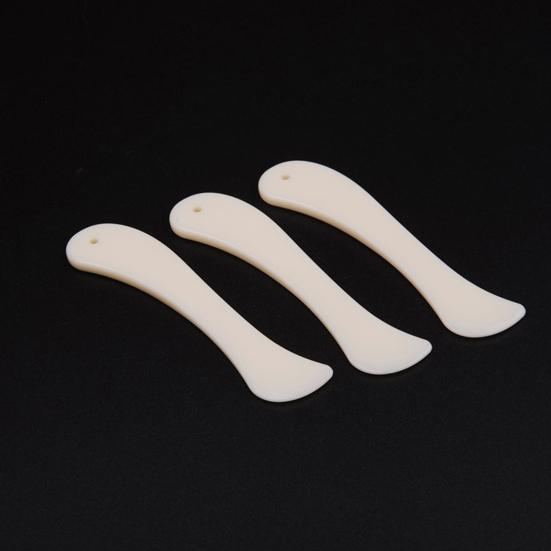 2Pcs Leather Creasers Smooth Edge Compact Size Grip Comfortable Reusable Multipurpose DIY Plastic Leather Craft Premium Folder Paper Creaser Set Home