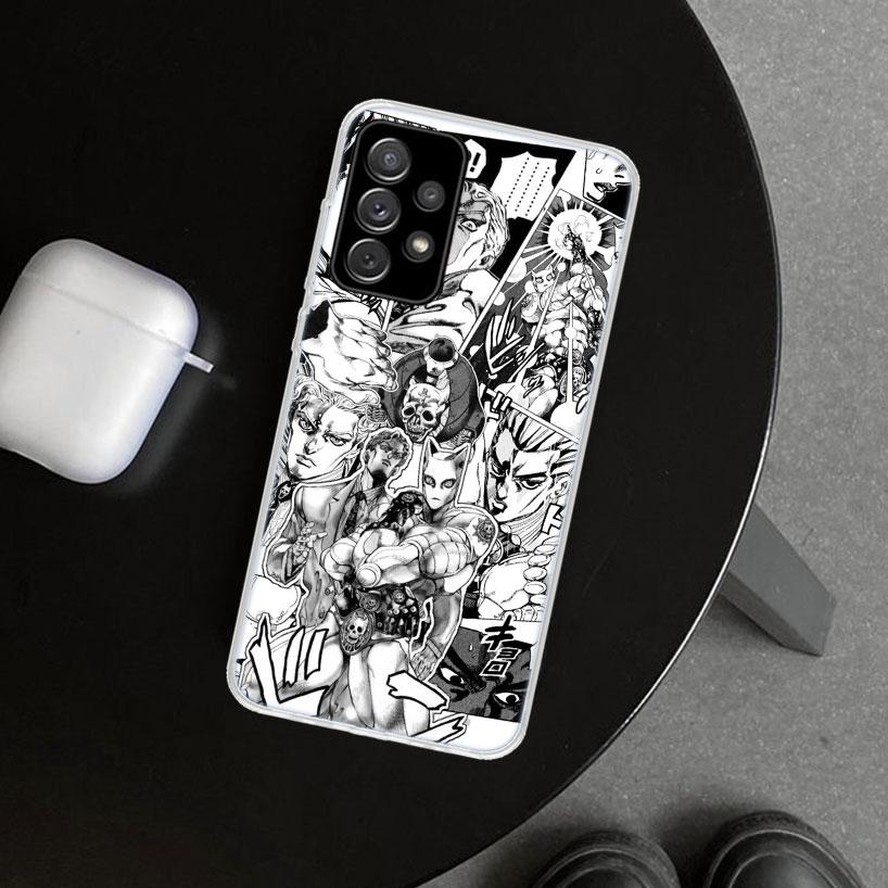 JoJo Kira Yoshikage Killer Queen Phone Case Cover for Samsung Galaxy A12 A22 A32 A52 A72 A02S A51 A50S A31 A20S A10S Note 20 Ult